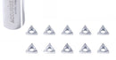 Carbide Inserts, TCGT, for Machining Aluminum, 10 Pcs/Set