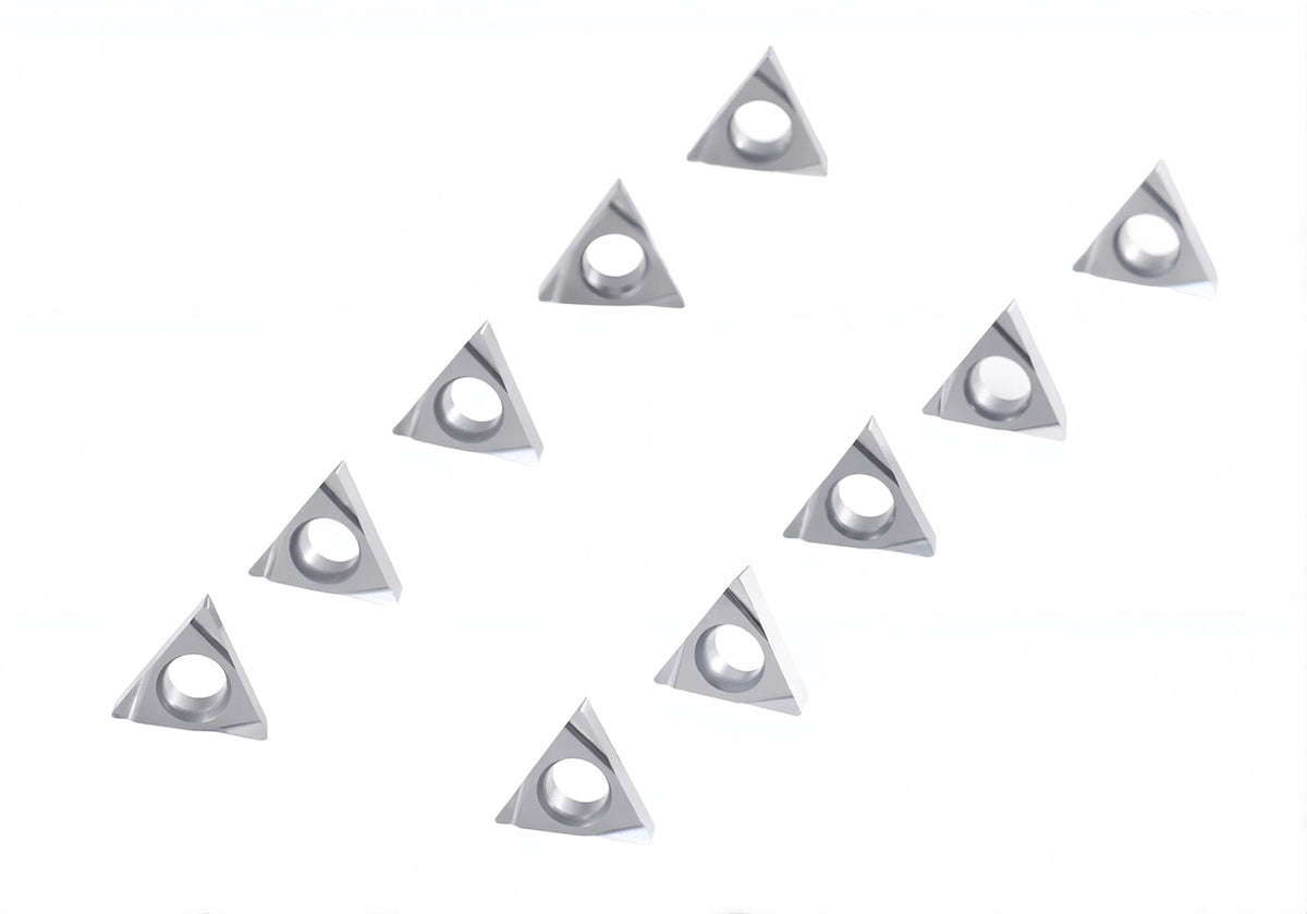 Inserts en carbure, TCMT, revêtu de Tin, 10 PCS/SET