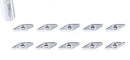 VBGT Carbide Inserts, for Cutting Aluminum, 10 Pcs/Set