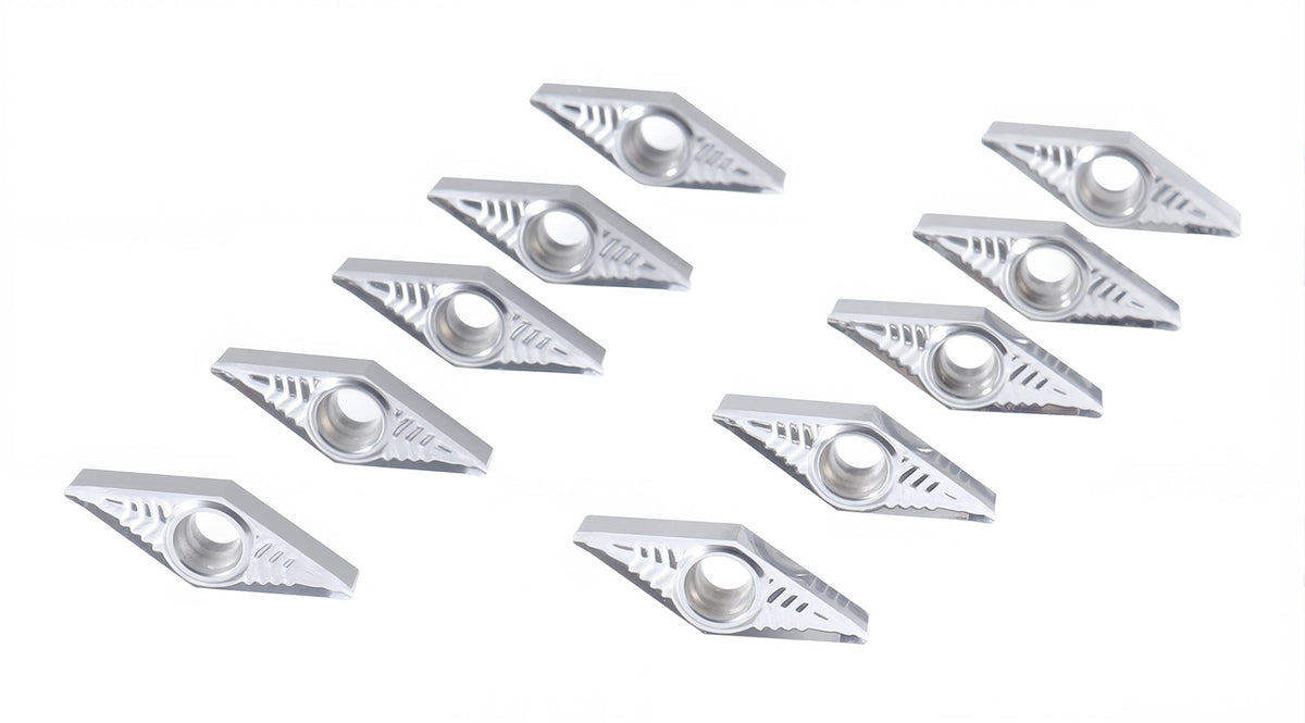VBGT Carbide Inserts, for Cutting Aluminum, 10 Pcs/Set