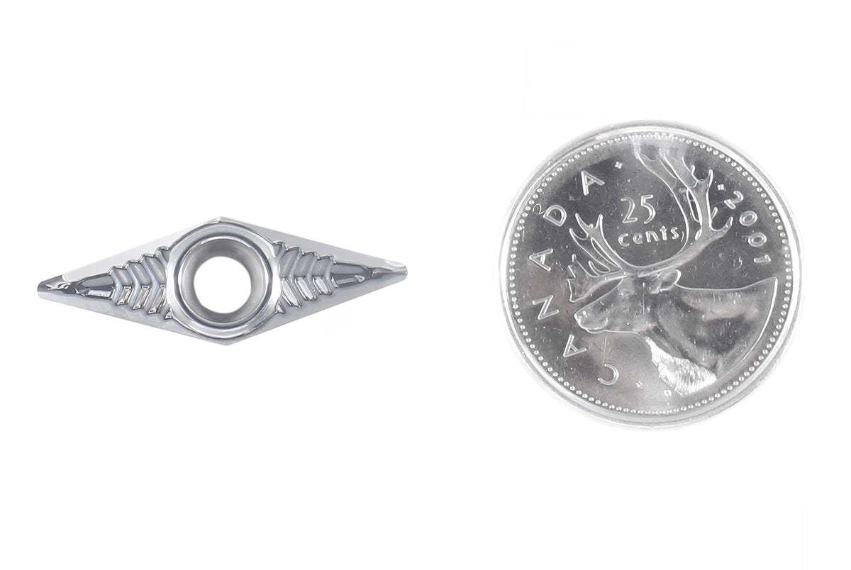 VBGT Carbide Inserts, for Cutting Aluminum, 10 Pcs/Set