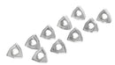 WCGT Inserts, Uncoated, Carbide, for Cutting Aluminum, 10 Pcs/Set
