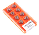WCGT Inserts, Uncoated, Carbide, for Cutting Aluminum, 10 Pcs/Set