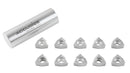WCGT Inserts, Uncoated, Carbide, for Cutting Aluminum, 10 Pcs/Set