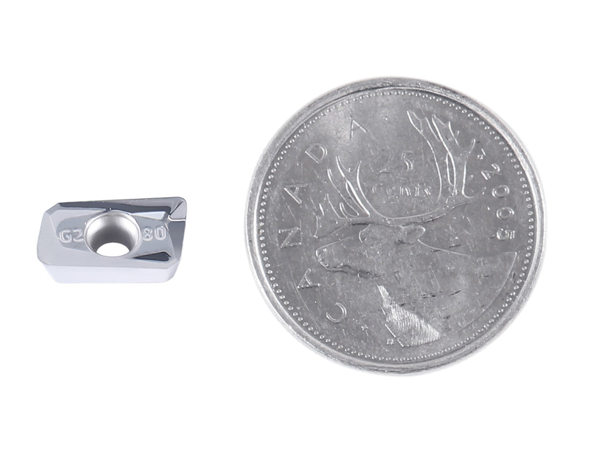 APKT LH Carbide Insert for Cutting Aluminum, K10, 10pcs/set
