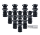 10 Pcs Cat40 Pull Stud Retention Knob Fadal, Mazak, Hurco, Okama with Coolant Hole, 6780-0041x10