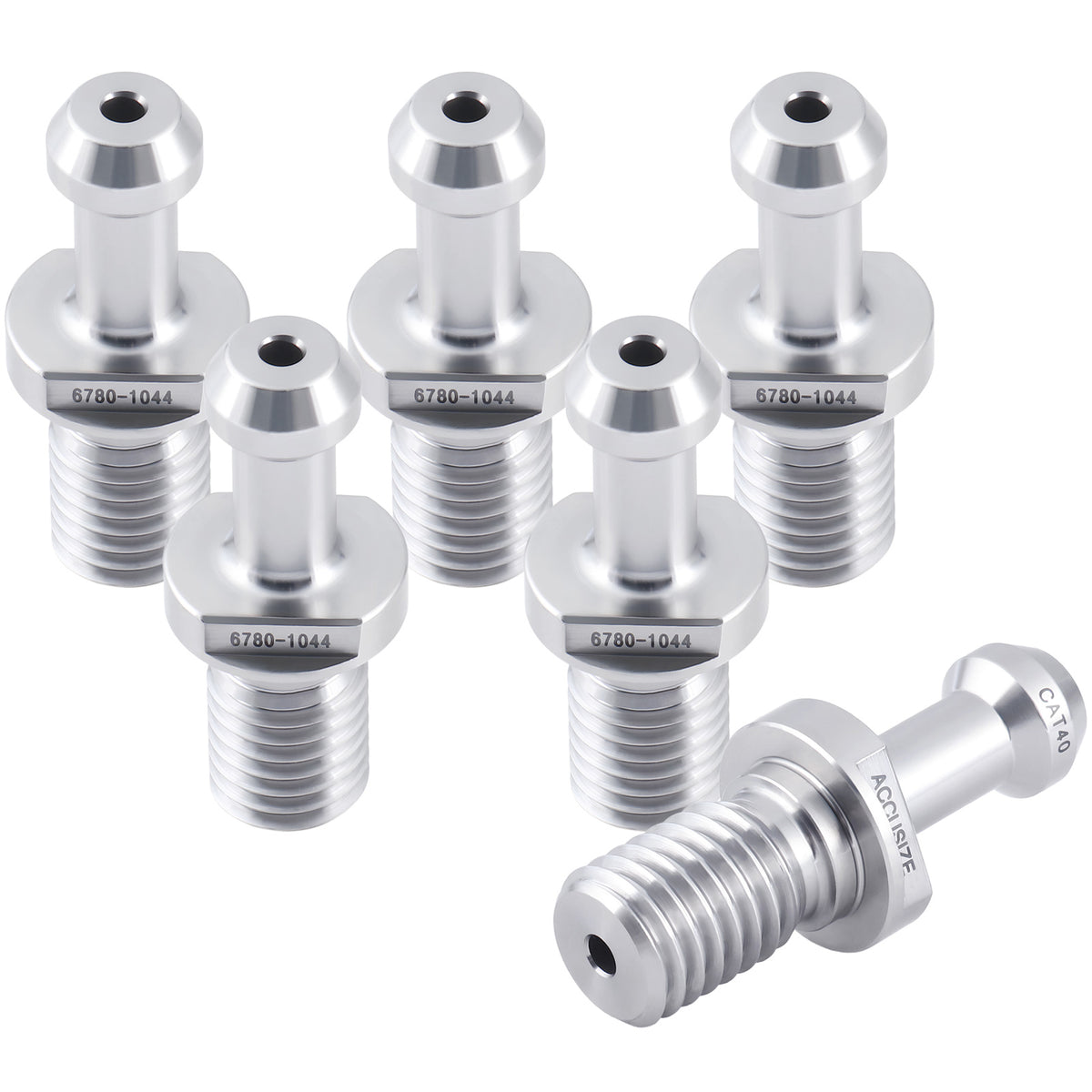 10 Pcs Style C, Cat40 Pull Stud Retention Knob with Coolant Hole Fits Haas, Mitsubishi, Toshiba, Daewoo, Okk, 6780-1044x10