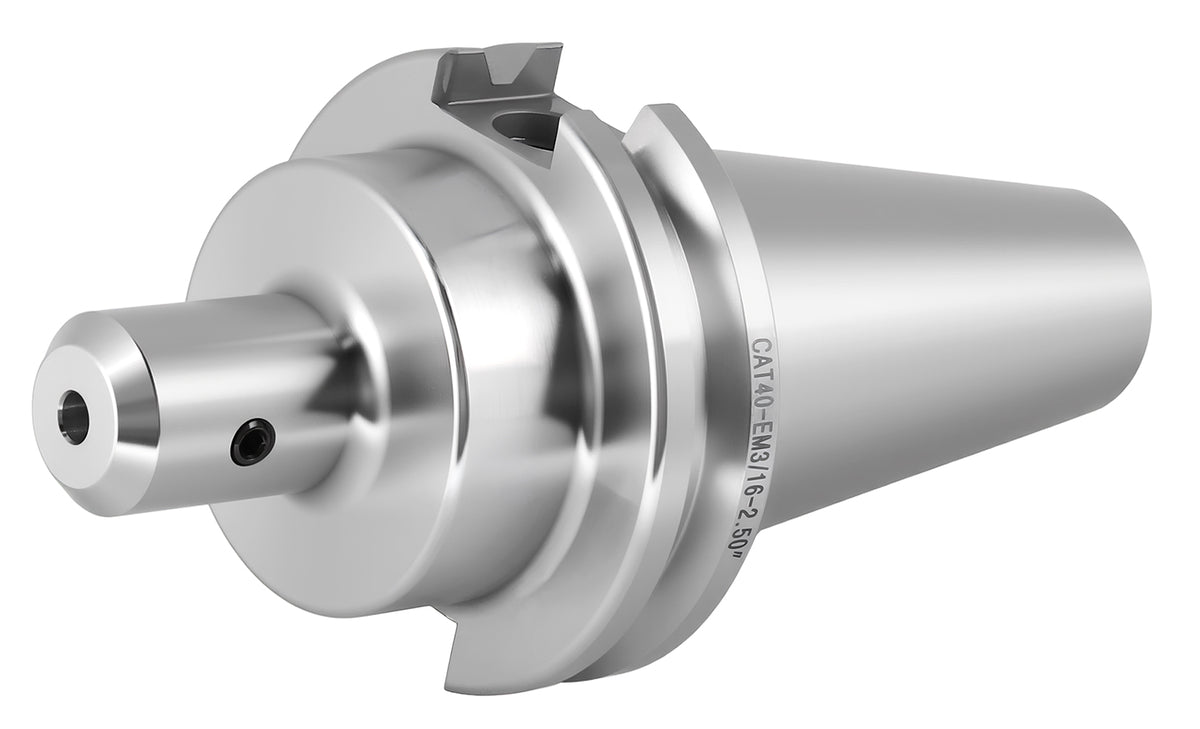 3/16'' to Cat40 V-Flange CNC End Mill Holder, 6780-7025