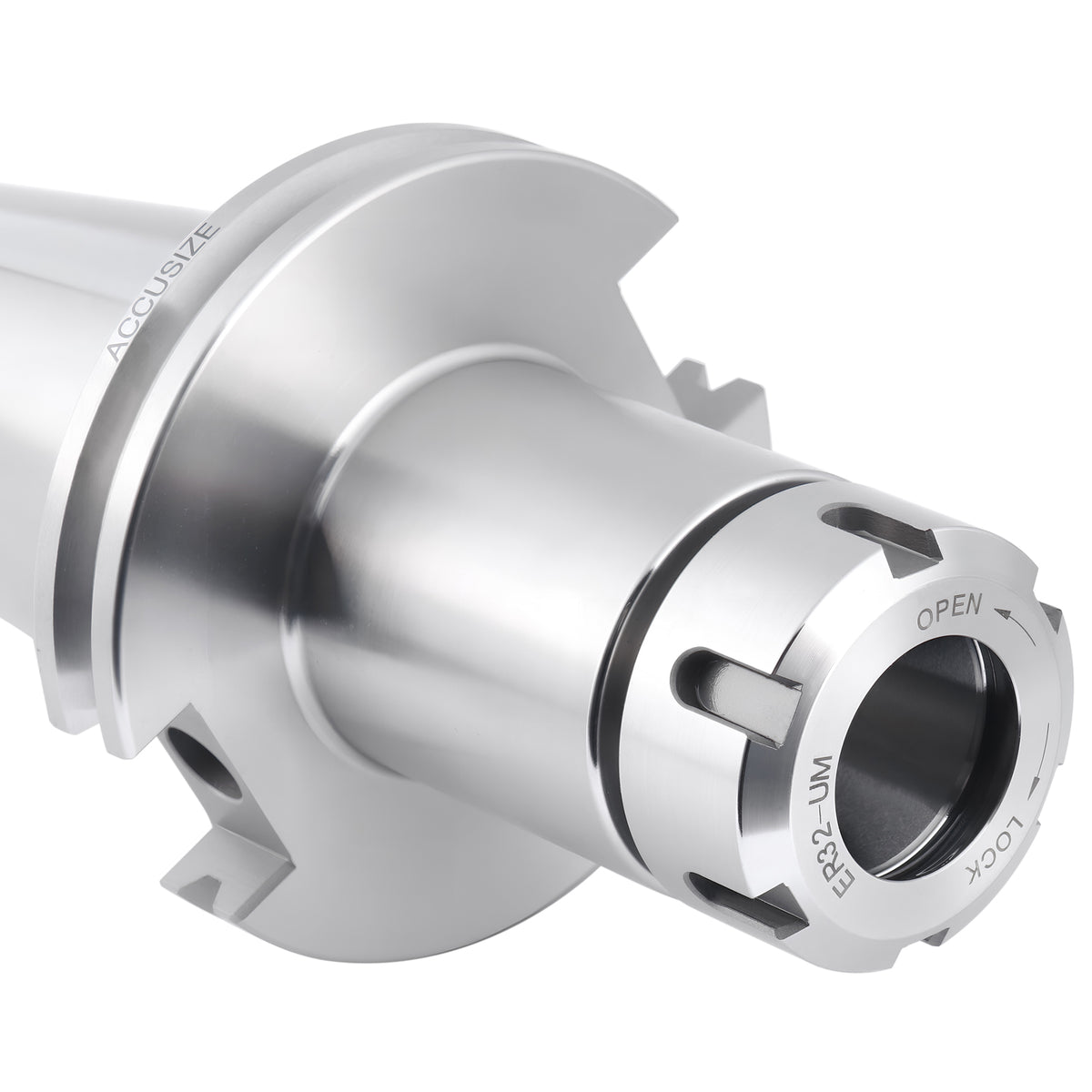 Accusize CAT50 ER32 Collet Chuck, 4 in Projection, 3/32-25/32 in, 6782-1095
