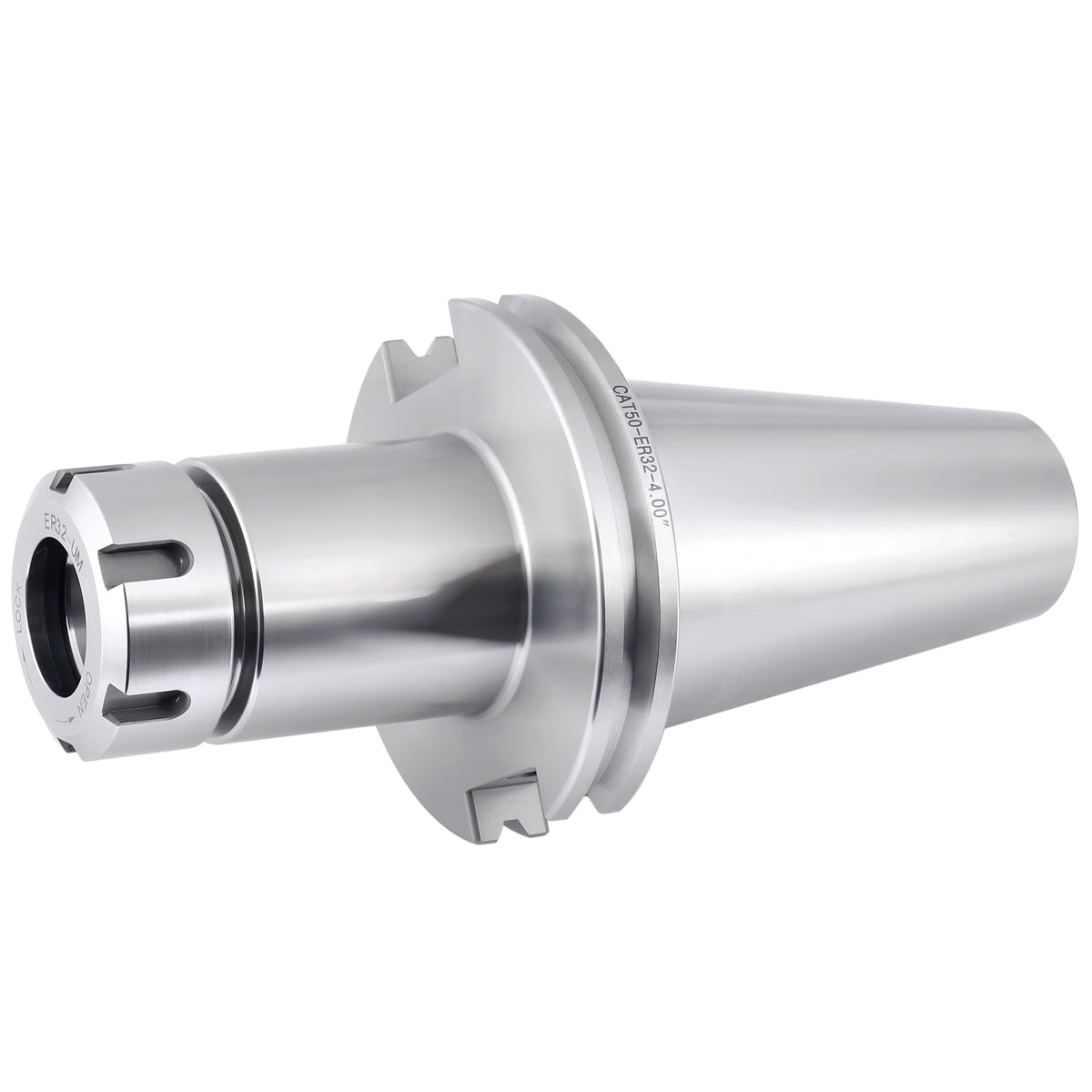 Accusize CAT50 ER32 Collet Chuck, 4 in Projection, 3/32-25/32 in, 6782-1095