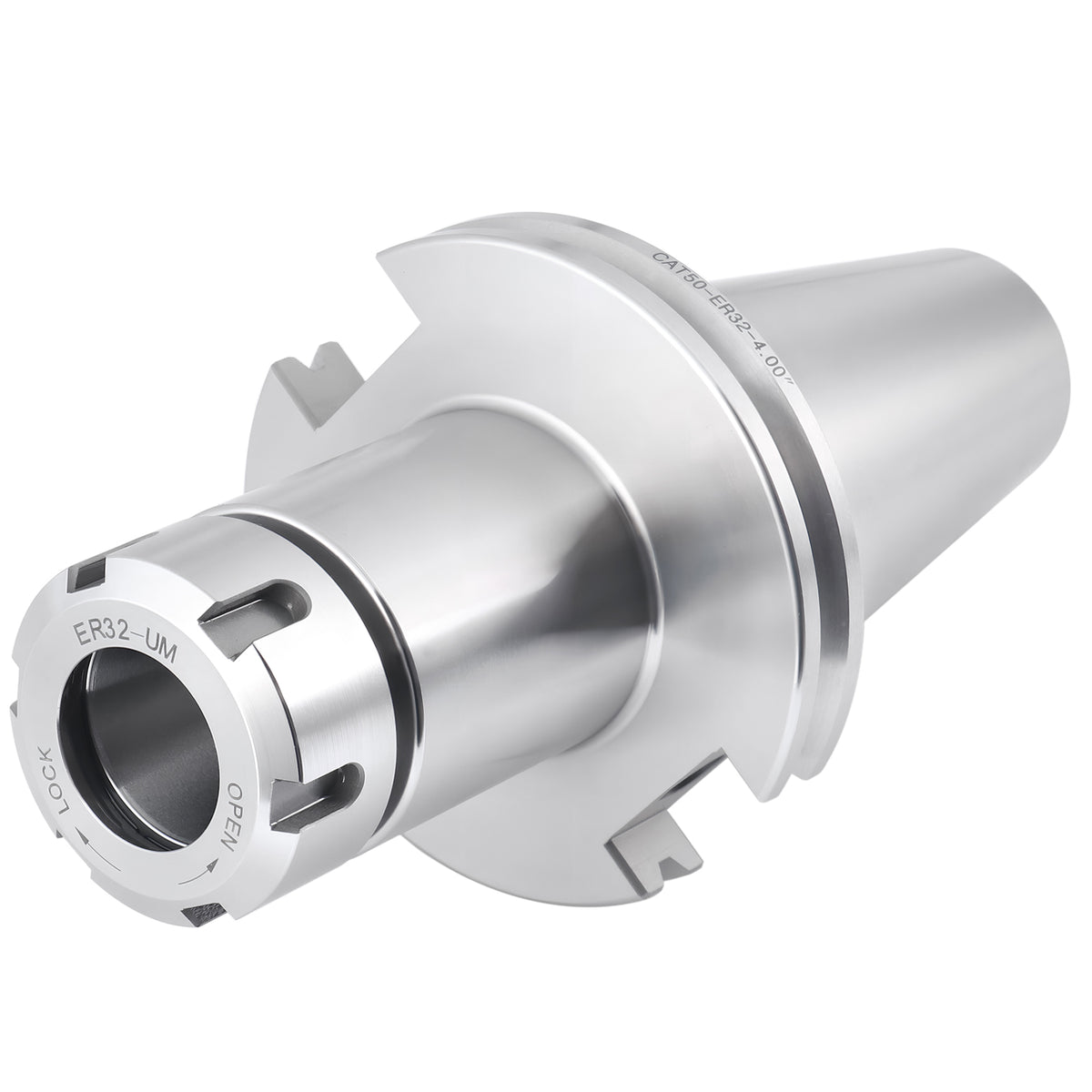 Accusize CAT50 ER32 Collet Chuck, 4 in Projection, 3/32-25/32 in, 6782-1095