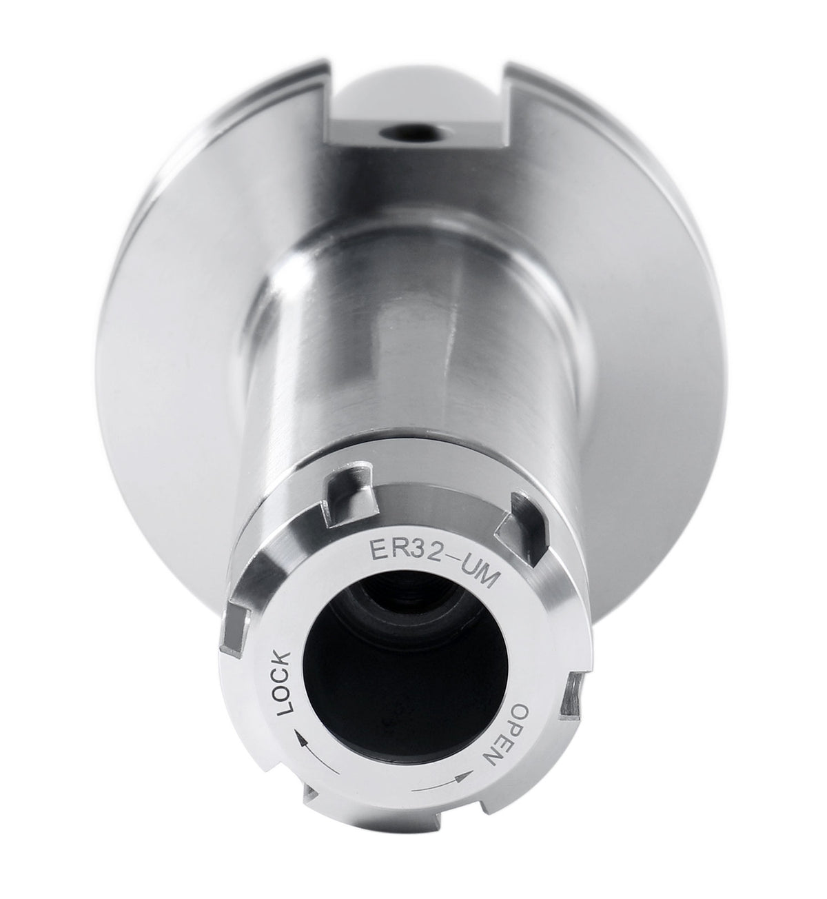 Cat50 to Er32 6'' Projection Length V-Flange Collet Chuck, 6782-1651