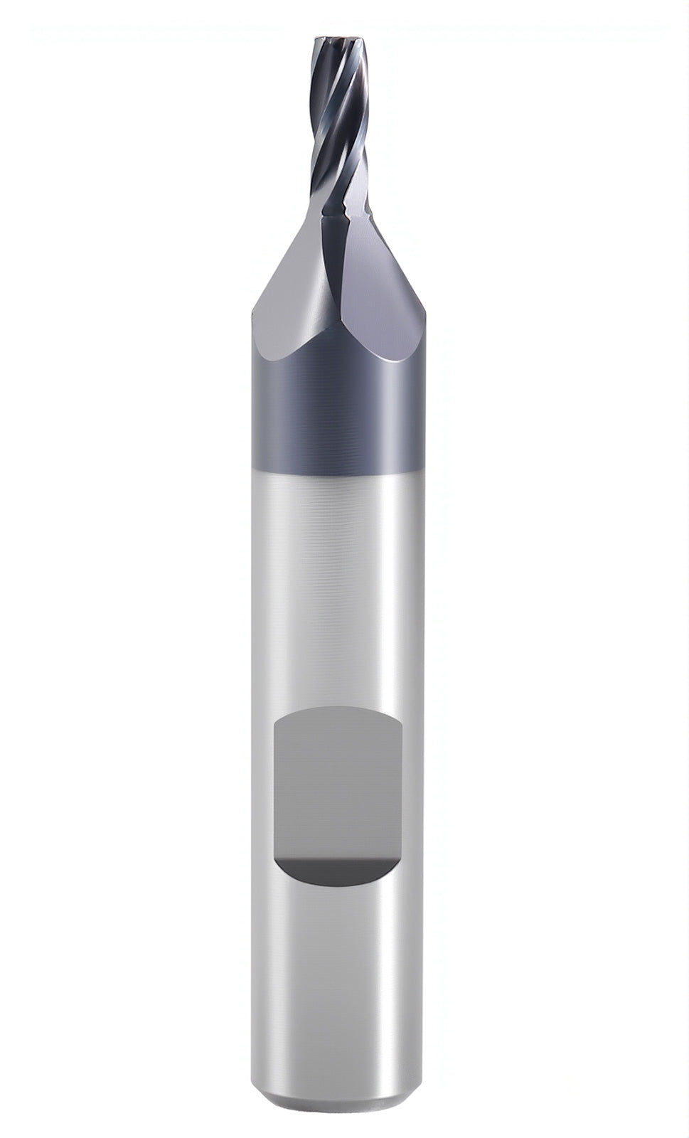 1/8'' Dia x 3/8'' Shank M42 (8% Cobalt) Tiain Finishing End Mill, CNC, Center Cutting, 6800-4001