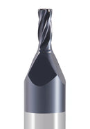 1/8'' Dia x 3/8'' Shank M42 (8% Cobalt) Tiain Finishing End Mill, CNC, Center Cutting, 6800-4001