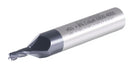 1/8'' Dia x 3/8'' Shank M42 (8% Cobalt) Tiain Finishing End Mill, CNC, Center Cutting, 6800-4001