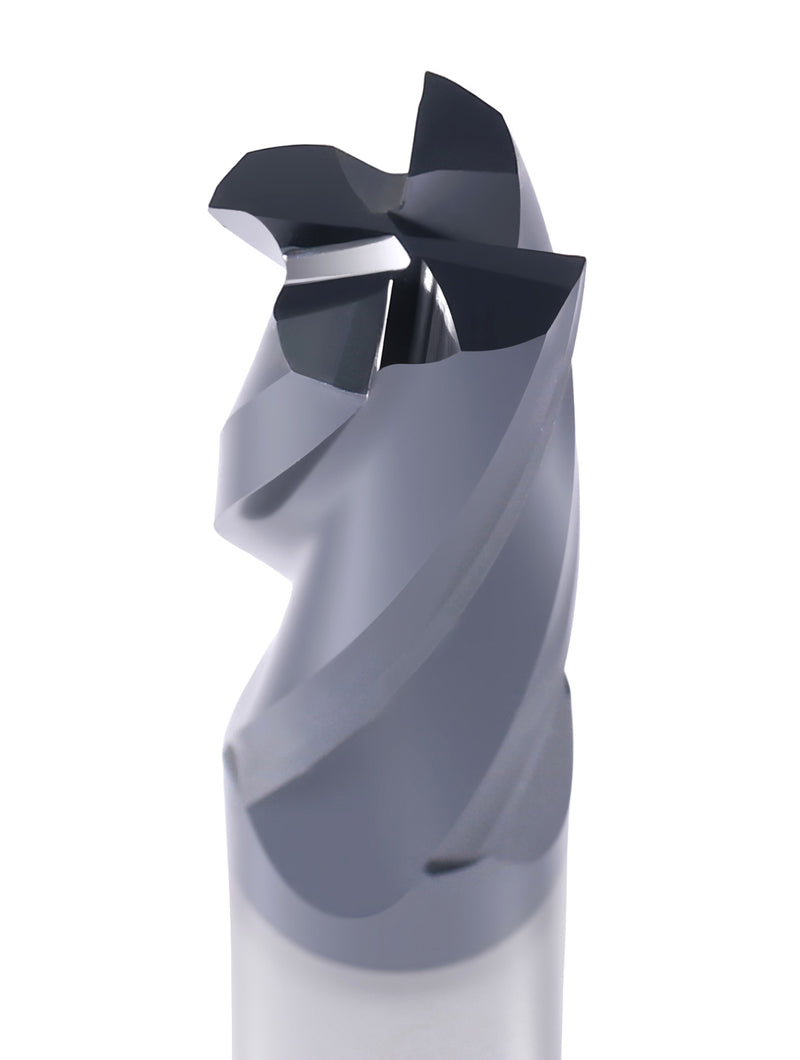 5/8'' Dia x 5/8'' Shank Dia M42 (8% Cobalt) Tiain Finishing End Mill, CNC, Center Cutting, 6800-4061