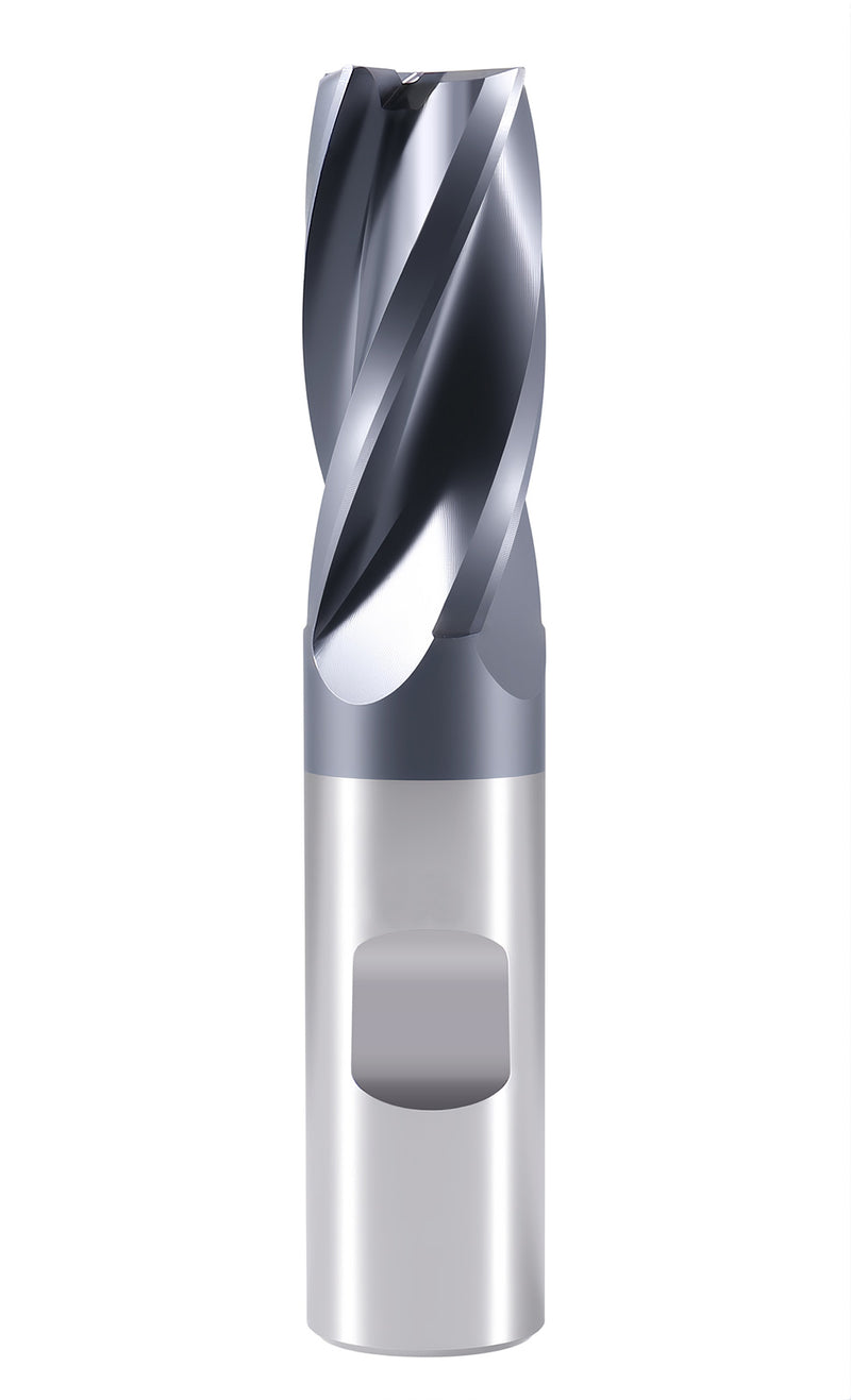 3/4'' by 3/4'' by 1-5/8'' by 3-7/8'' M42 (8% Cobalt) Tialn Finishing End Mill, C.N.C., Center Cutting, 6800-4081