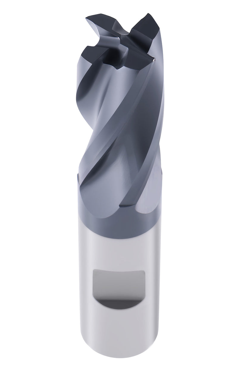 3/4'' by 3/4'' by 1-5/8'' by 3-7/8'' M42 (8% Cobalt) Tialn Finishing End Mill, C.N.C., Center Cutting, 6800-4081