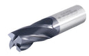 M42 (HSS+8% Cobalt) Finishing CNC End Mills, 4 Flute, TiAlN Coating