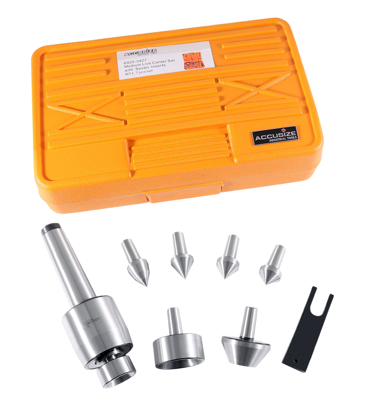 Mt4 7 Pc Medium Duty Live Center Set, 6920-3427
