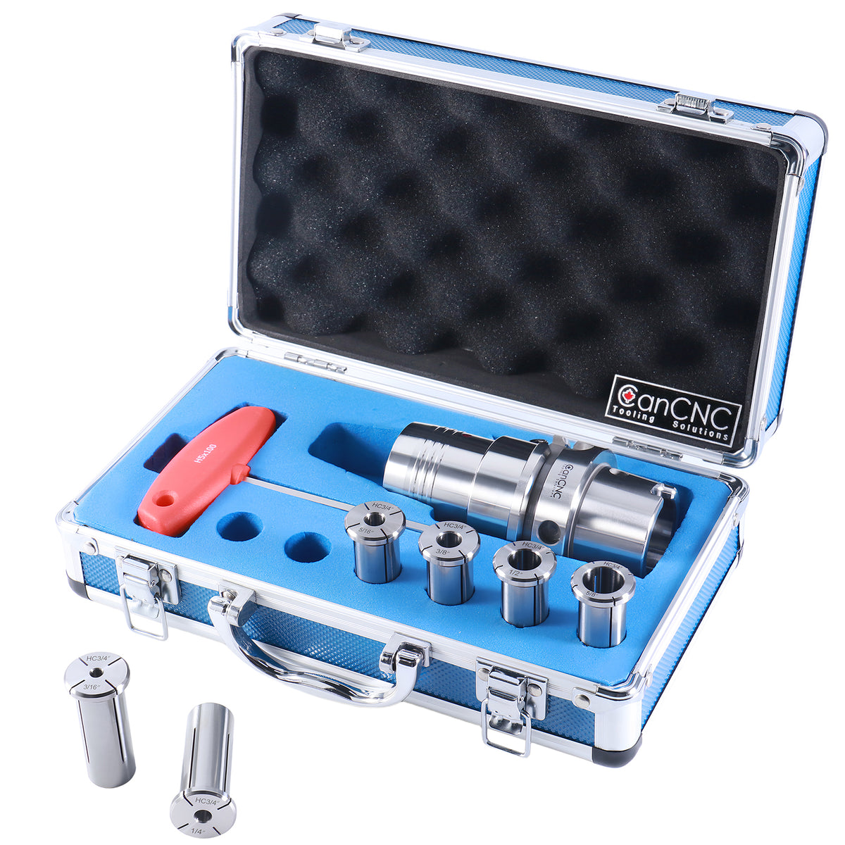 HSK63A High Precision Hydraulic Chuck Set, 8263-6058