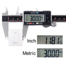 0-6'' Range by 0.001'' Resolution 3-Key Electronic Digital Caliper with Extra Large LCD, Ab11-1106