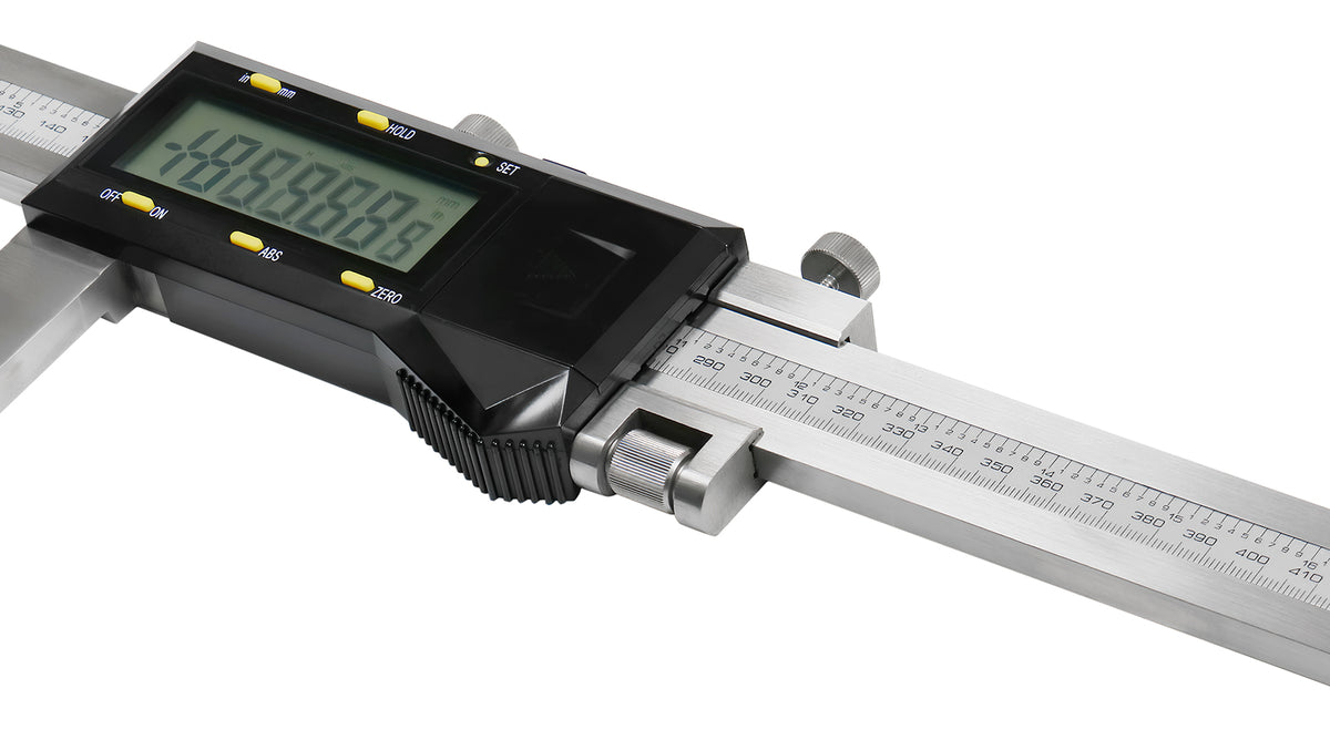 0-40''/0-1000mm by 0.0005'' Heavy Duty Digital Caliper with Fine Adjustment, Ab11-1610