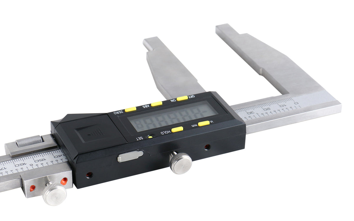 0-24''/0-600mm by 0.0005'' Heavy Duty Digital Caliper with Fine Adjustment, Ab11-1660