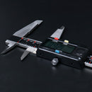 0-8'' / 0-200 mm Elctronic Digital Caliper with Extra Large Screen, Left-Hand, 0.0005''/0.01 mm Resolution, Ab11-L108