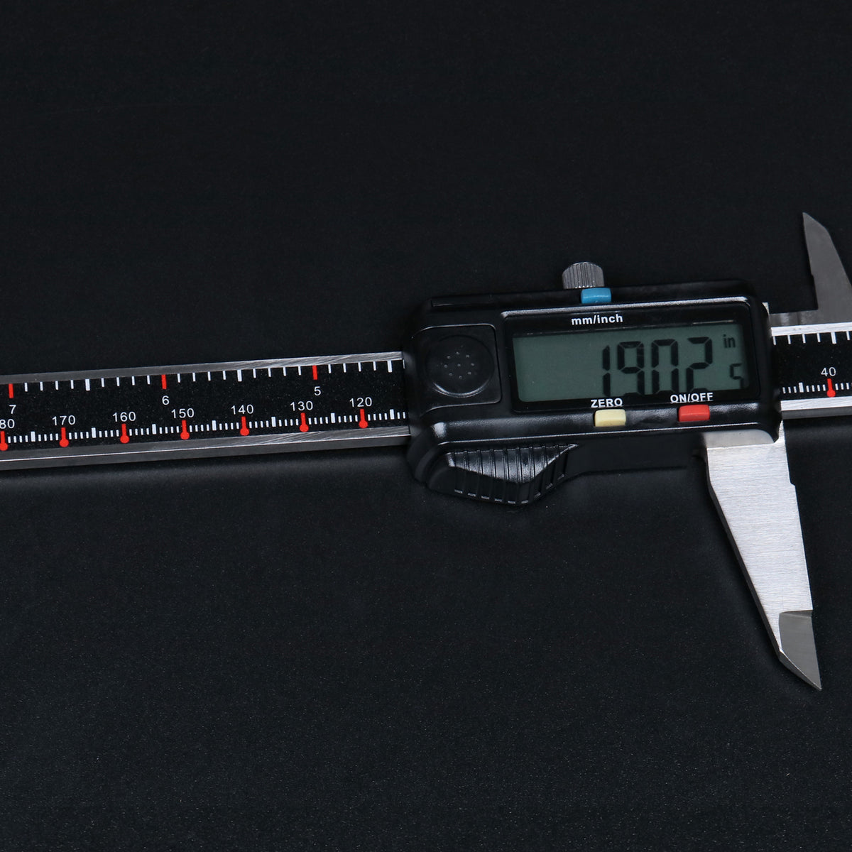 0-8'' / 0-200 mm Elctronic Digital Caliper with Extra Large Screen, Left-Hand, 0.0005''/0.01 mm Resolution, Ab11-L108