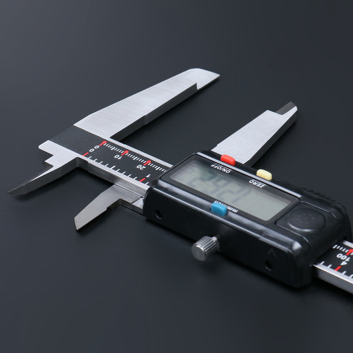 0-12'' / 0-300 mm Elctronic Digital Caliper with Extra Large Screen, Left-Hand, 0.0005''/0.01 mm Resolution, Ab11-L112