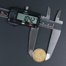0-12'' / 0-300 mm Elctronic Digital Caliper with Extra Large Screen, Left-Hand, 0.0005''/0.01 mm Resolution, Ab11-L112