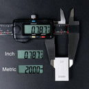 0-12'' / 0-300 mm Elctronic Digital Caliper with Extra Large Screen, Left-Hand, 0.0005''/0.01 mm Resolution, Ab11-L112