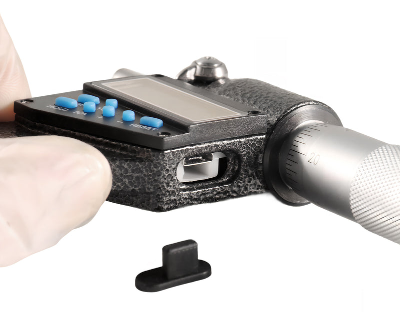 3-4''/75-100 mm 7 Keys Electronic Digital Outside Micrometers, 0.00005'' Or 0.001 mm Resolution, Ac21-4022
