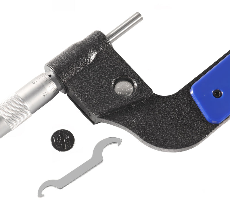 3-4''/75-100 mm 7 Keys Electronic Digital Outside Micrometers, 0.00005'' Or 0.001 mm Resolution, Ac21-4022