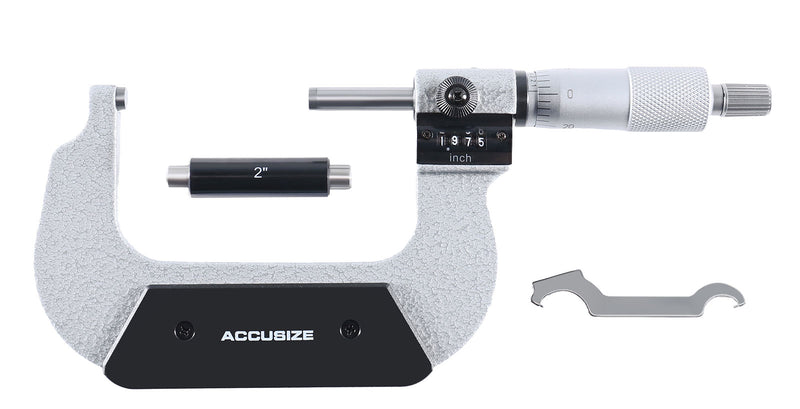 2-3'' by 0.0001'' Digital Outside Micrometer, Bc20-3101