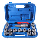 BT40 Shank + 15 Pcs ER40 Collet Set + Wrench in Fitted Strong Box, BT40-ER40