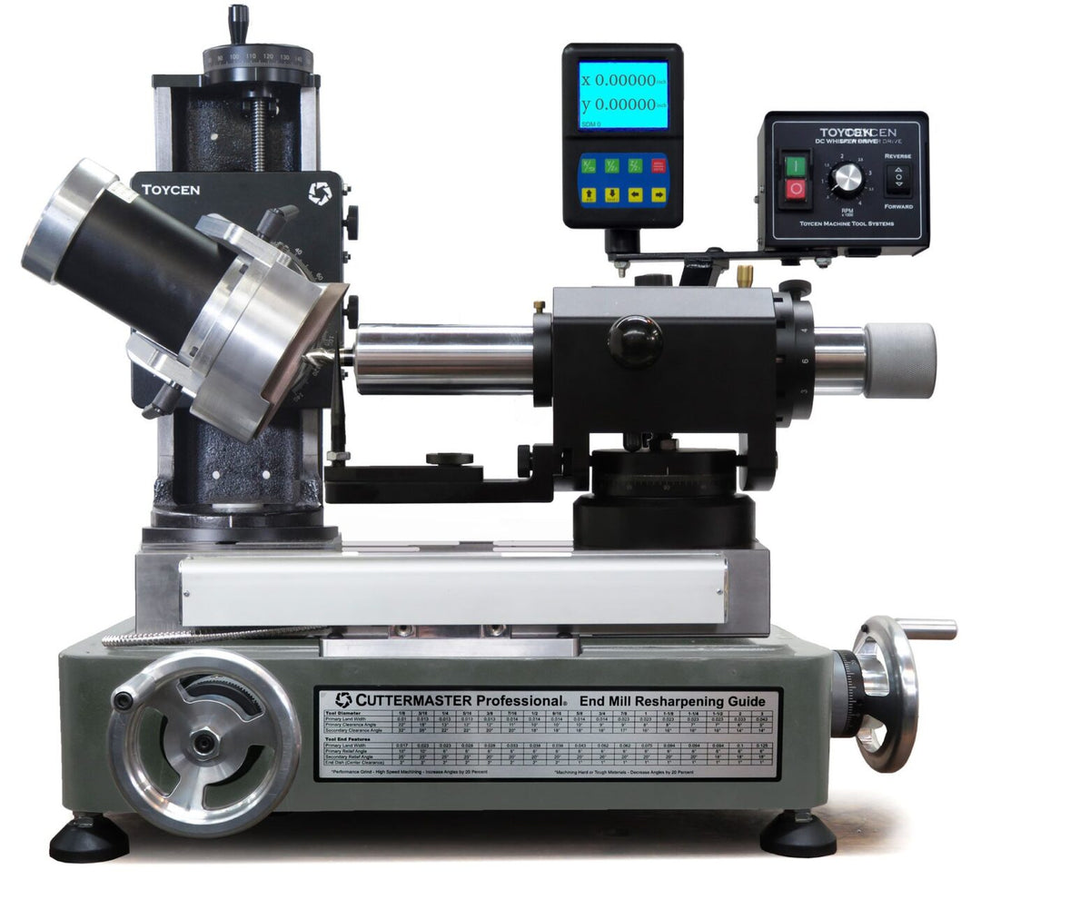 Cuttermasters Benchtop Tool and Cutter Grinder, Advanced End Mill Sharpener, JXT & JXTN