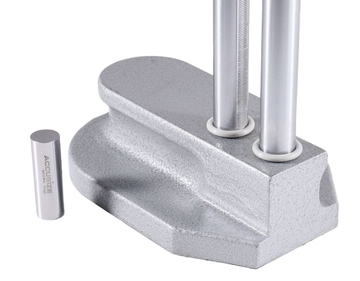 '- 0-24'' x 0.001'' Double Beam Height Gage Stainless Steel, Hand Wheel Micro, Dbhg-0024