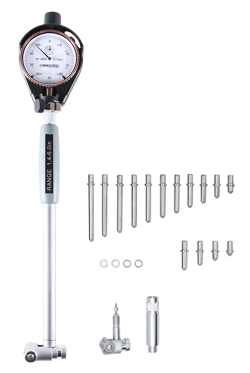 Kit Jauge De Diamètre Intérieur 50-160 Mm - Jauge D'Alésage Avec Indicateur 0,01 Mm
