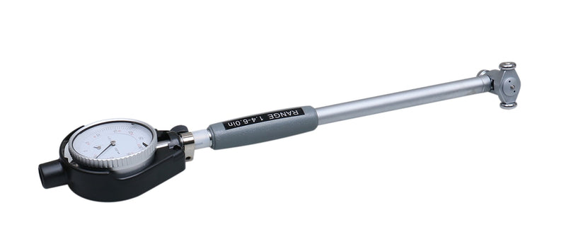 0-6" 6 Ultra-Precision M-Type Outside Micrometers plus 1 pc Dial Bore Gauge, 1.4-6" X 0.0005" Graduation Interval, EG00-0906+EE20-1406