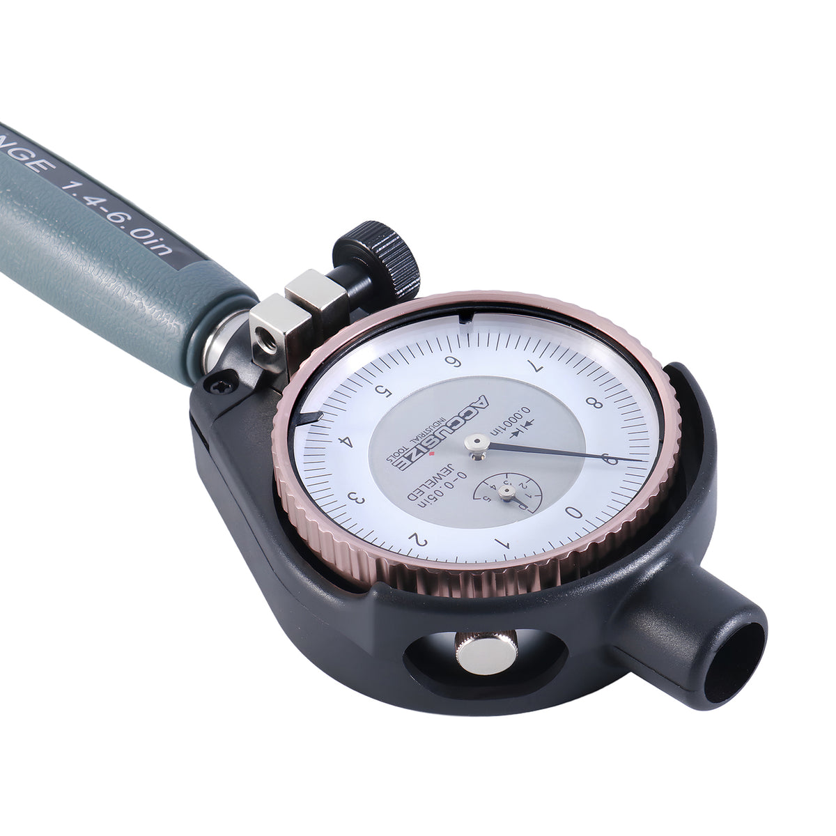 Dial Bore Gauge Set, 1.4-6 inch Measuring Range, 0.0001'' Graduation Interval, EE20-2416