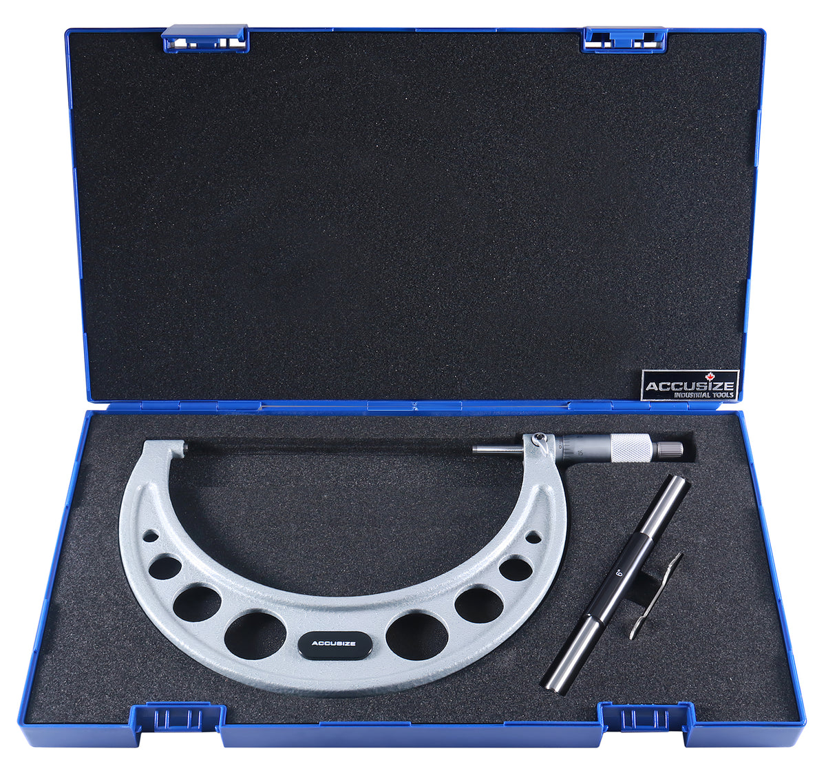 6-7'' Ultra-Precision Carbide Tipped M-Type Outside Micrometer, Resolution 0.0001'', Eg00-0007