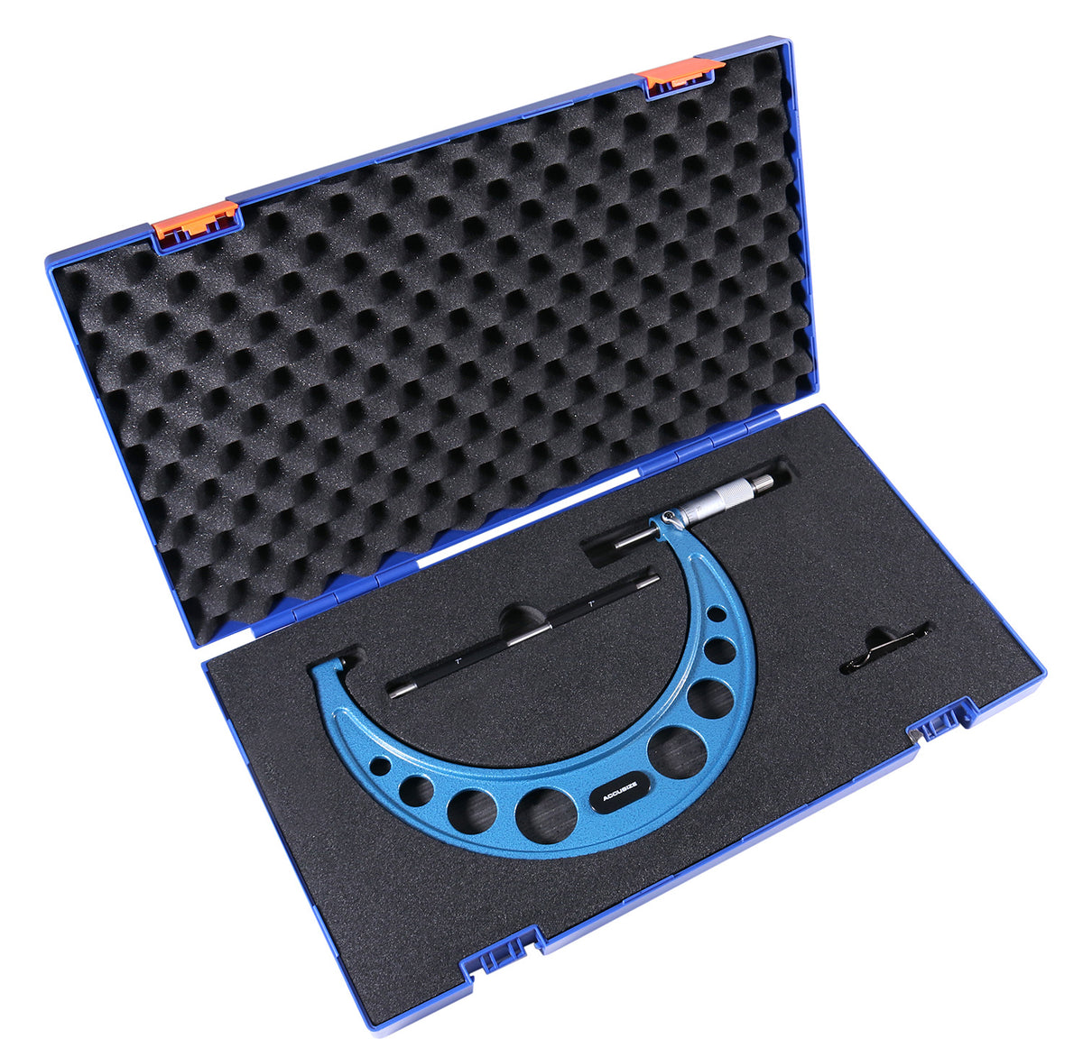7-8'' Ultra-Precision Carbide Tipped M-Type Outside Micrometer, Resolution 0.0001'', Eg00-0008