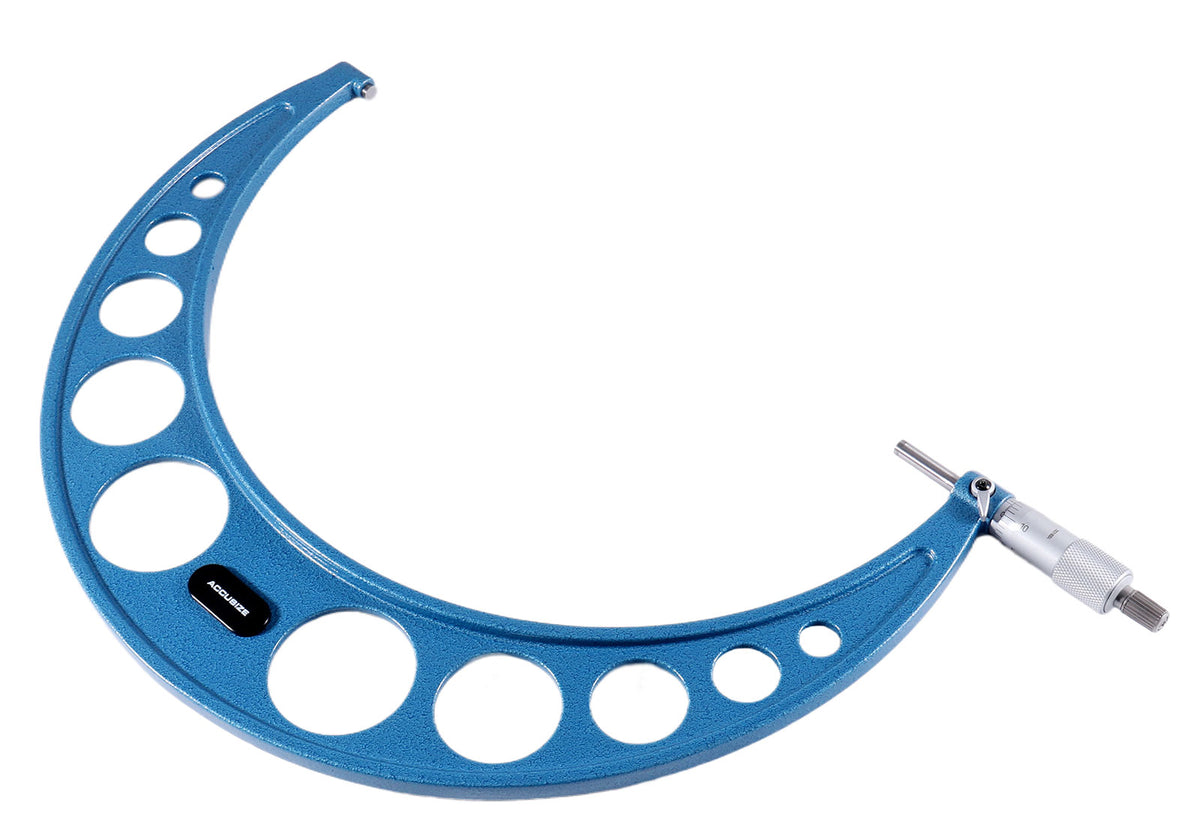 11-12'' Ultra-Precision Carbide Tipped M-Type Outside Micrometer, Resolution 0.0001'', Eg00-0012