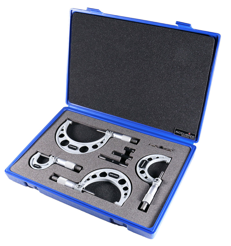 0 - 4" X 0.0001" 4 pc/set Ultra-Precision M-Type Outside Micrometers, EG00-0904