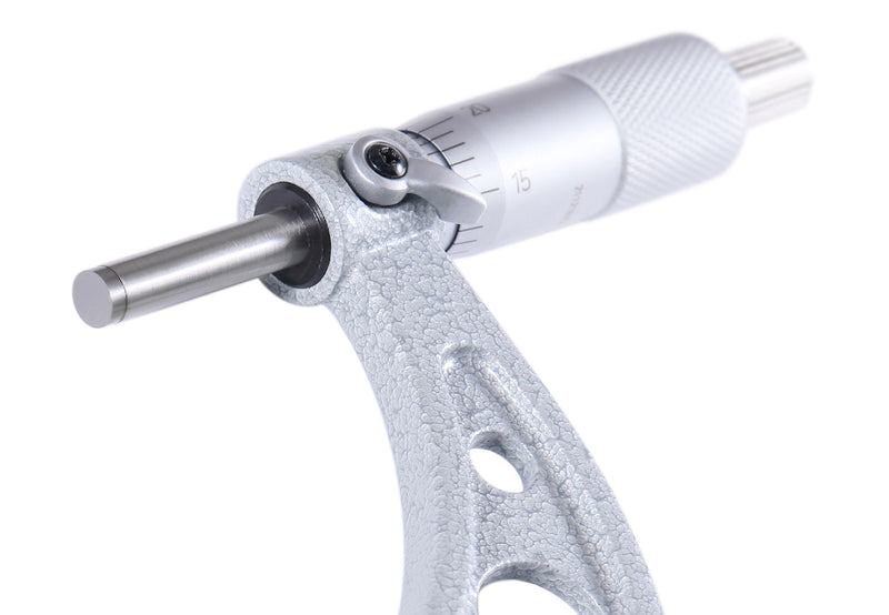 0-6" 6 Ultra-Precision M-Type Outside Micrometers plus 1 pc Dial Bore Gauge, 1.4-6" X 0.0005" Graduation Interval, EG00-0906+EE20-1406