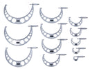 0-300 mm Metric 12 Pc Precision Outside Micrometer Set, Carbide Tipped, Eg00-1300