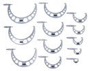 0-300 mm Metric 12 Pc Precision Outside Micrometer Set, Carbide Tipped, Eg00-1300
