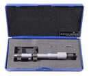 2-3'' by 0.001'' Inside Micrometer in Fitted Case, Satin Chrome Finished, Eg00-3223